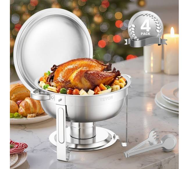 Apvalių šildytuvų rinkinys iš nerūdijančio plieno7