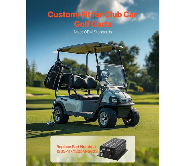 Golfinės transporto priemonės valdiklis 36V 500A1