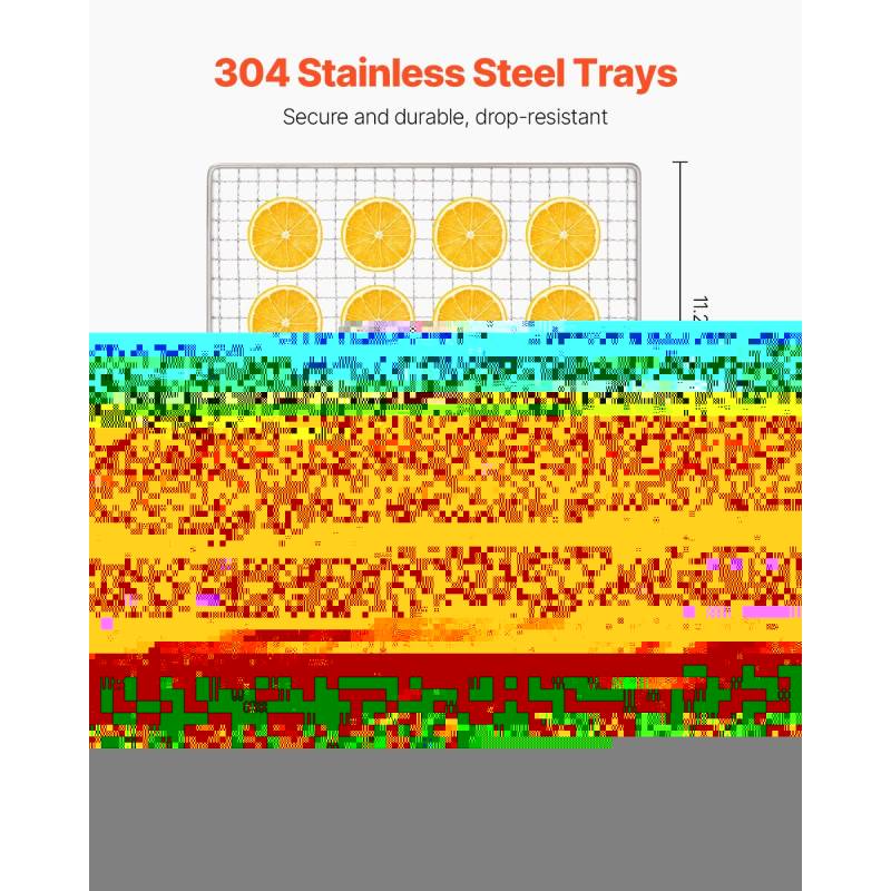 Dešimties padėklų maisto džiovinimo aparatas0