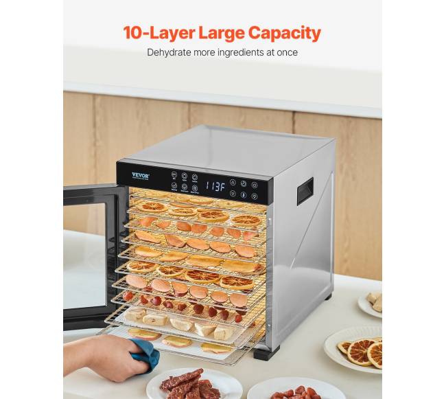 Dešimties padėklų maisto džiovinimo aparatas3