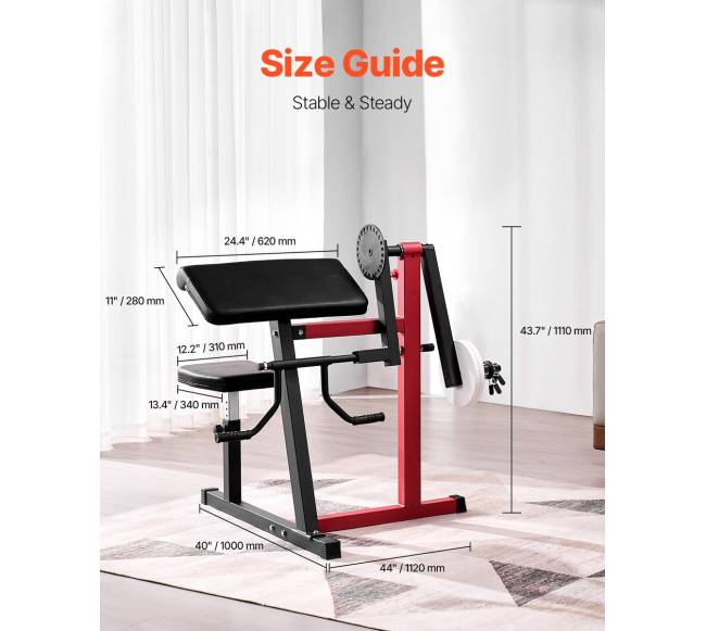 Dvikryptė štangos suolelis bicepsų ir tricepsų pratimams1