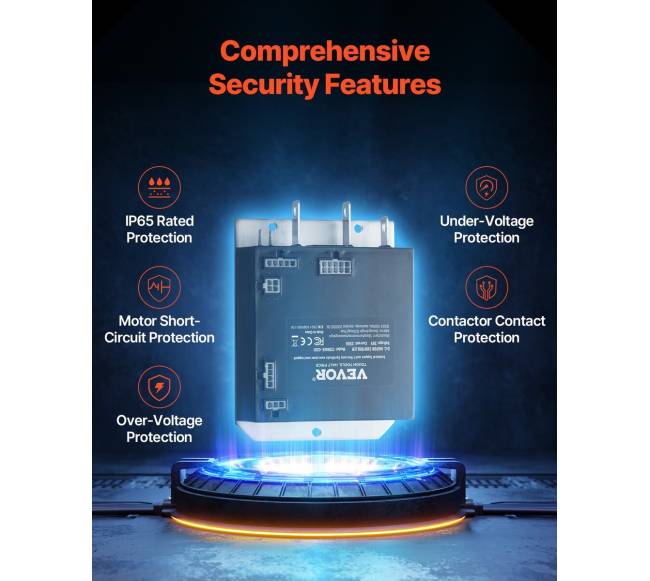 Golfinio vežimėlio greičio valdiklis 36V 350A3