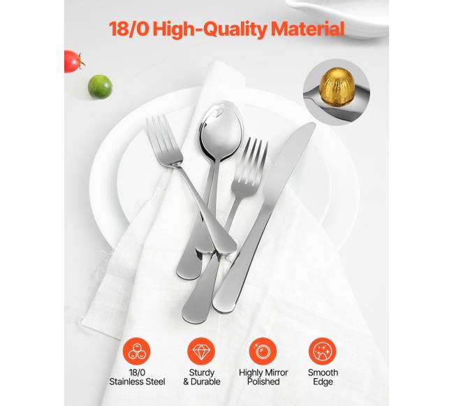 30 dalių nerūdijančio plieno stalo įrankių rinkinys 6 asmenims2