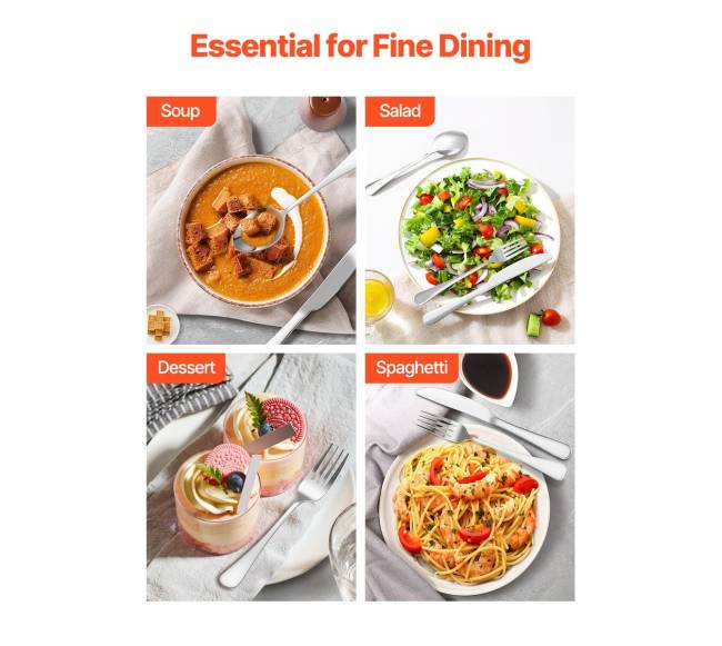 30 dalių nerūdijančio plieno stalo įrankių rinkinys 6 asmenims5