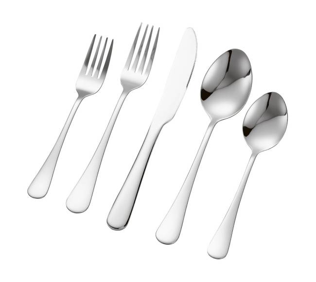 30 dalių nerūdijančio plieno stalo įrankių rinkinys 6 asmenims8