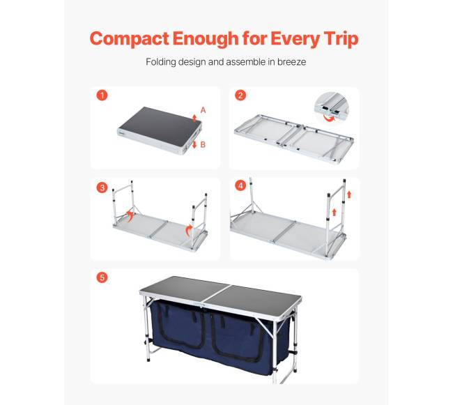 Nešiojama sulankstoma stovyklavimo virtuvės stotis4