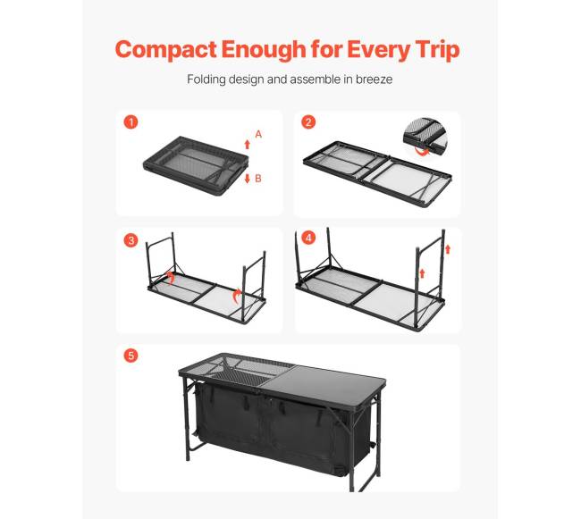 Lauko virtuvės stalas su reguliuojamu aukščiu4