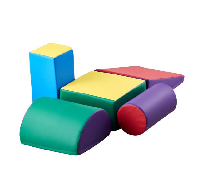 Penkios vaikiškos minkštos kopimo kaladėlės8