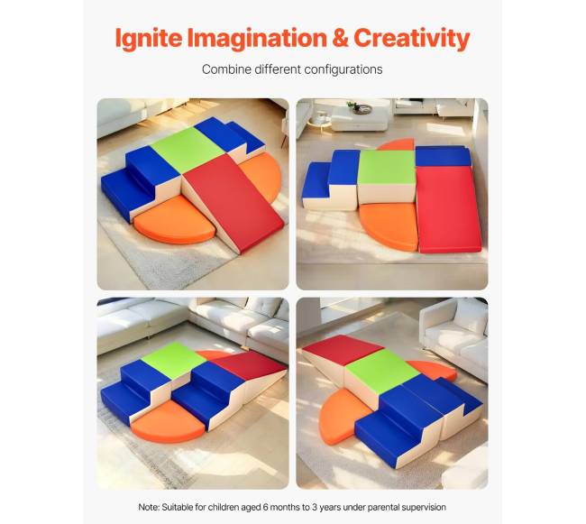 6 dalių vaikams skirtų putplasčio laipynės blokai1