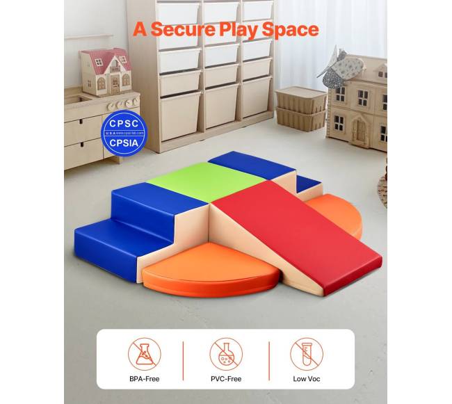 6 dalių vaikams skirtų putplasčio laipynės blokai3