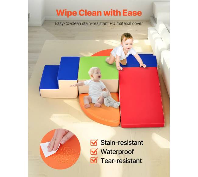 6 dalių vaikams skirtų putplasčio laipynės blokai5