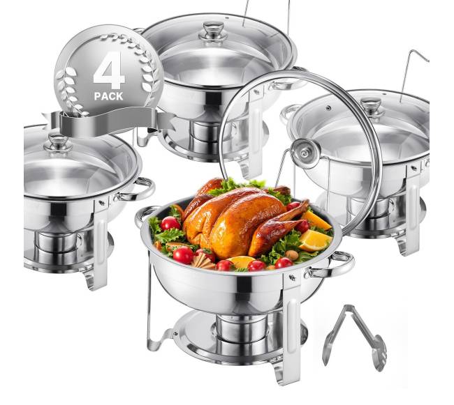 4 vienetų apvalus šilumos laikymo indų rinkinys0