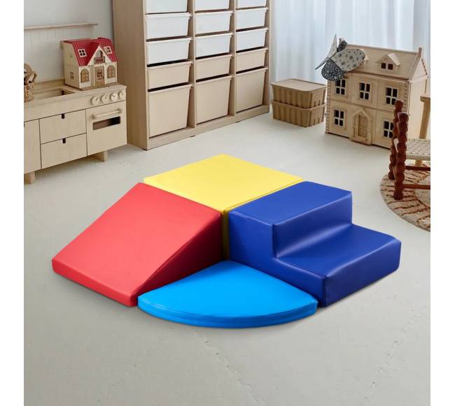 Keturios minkštos laipiojimo kaladėlės vaikams0