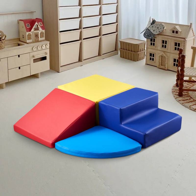 Keturios minkštos laipiojimo kaladėlės vaikams0