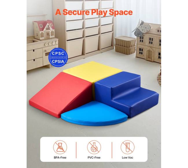 Keturios minkštos laipiojimo kaladėlės vaikams3