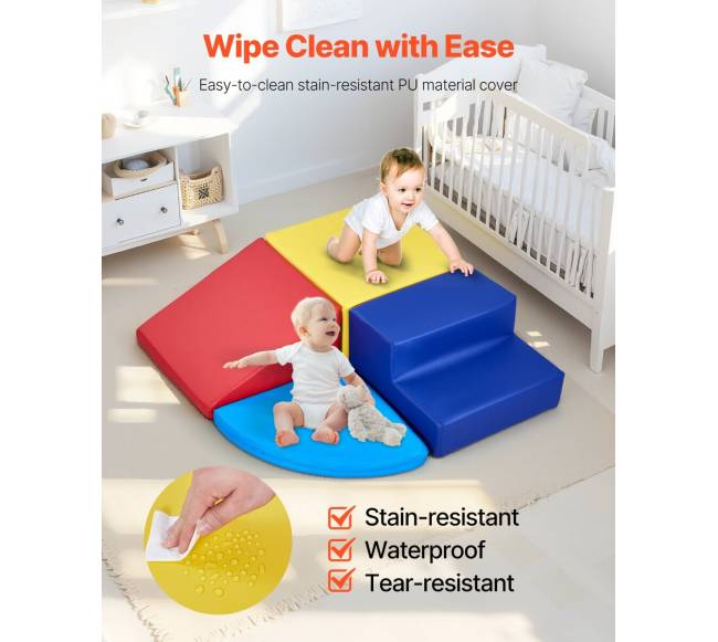 Keturios minkštos laipiojimo kaladėlės vaikams5