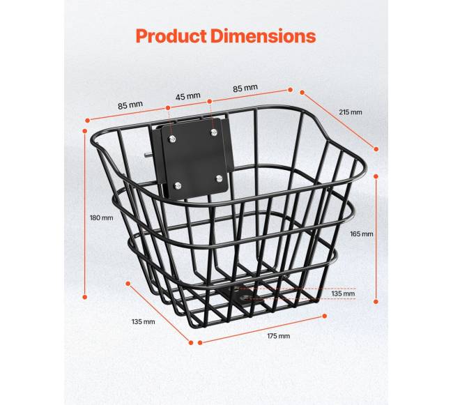 Priekinis dviračio krepšys elektriniam paspirtukui5