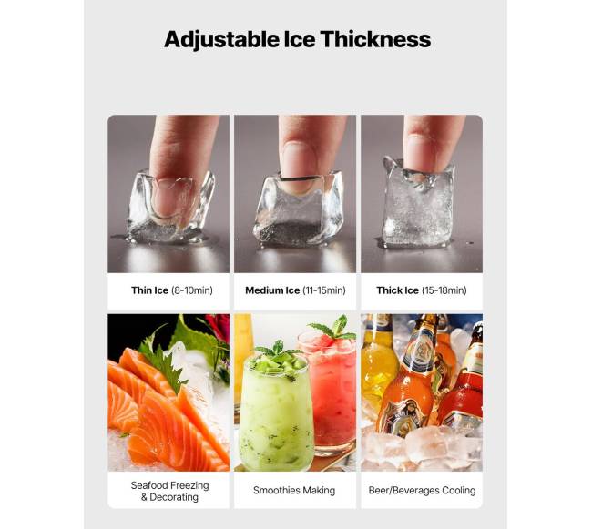 Komercinis 180 kg dienos ledo gaminimo aparatas3