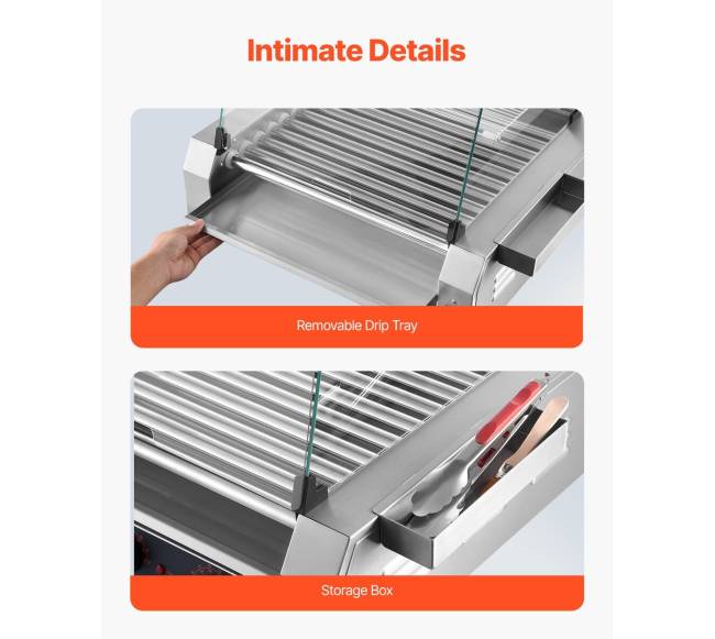 Elektrinė 30 dešrelių grilis su 11 volelių4