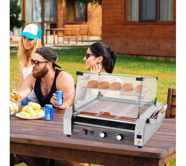Elektrinė 30 dešrelių grilis su 11 volelių7