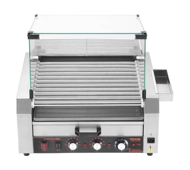 30 dešrelių elektrinis grilis su bandelių šildytuvu8