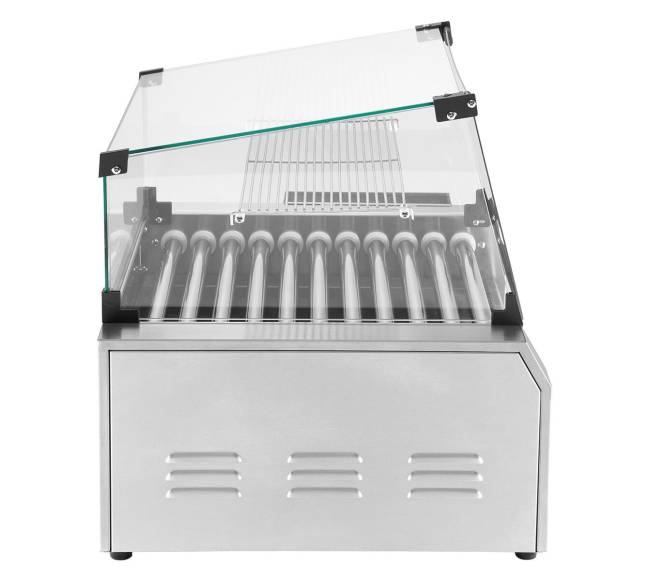 30 dešrelių elektrinis grilis su bandelių šildytuvu10