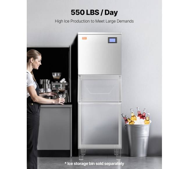 Komercinis ledo aparatas 250 kgd dienai savivalis2