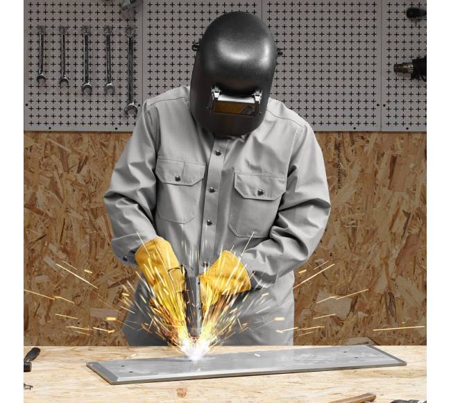 Liepsną atsparus suvirintojo švarkas medvilninis XXL dydis7