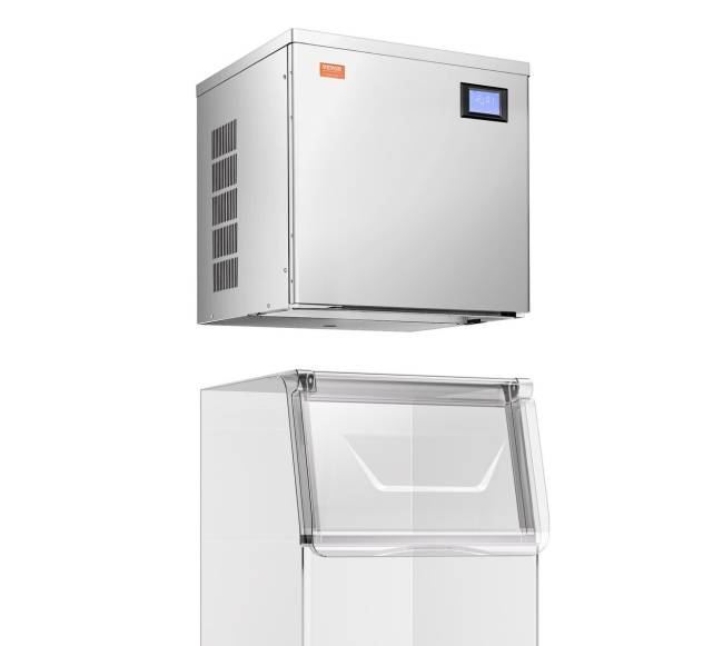 komercinis ledo gamintojas 163 kgpara su automatiniu valymu9