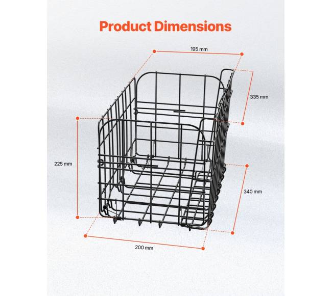 Galinis dviračio krepšelis su tinkliniu pamušalu5