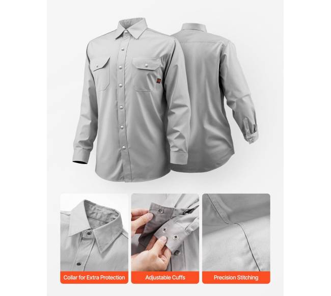 Apsauginė suvirinimo striukė iš medvilnės, XL4