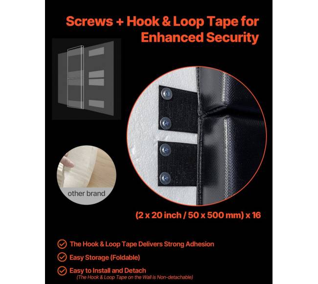 Krepšinio sienų apsauga, atspari vandeniui 5 cm3