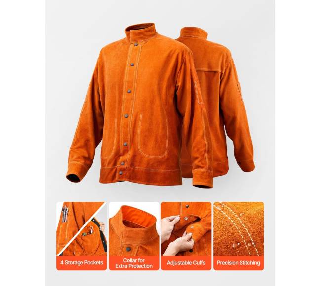 Flame atsparus odinis suvirinimo švarkas XL4