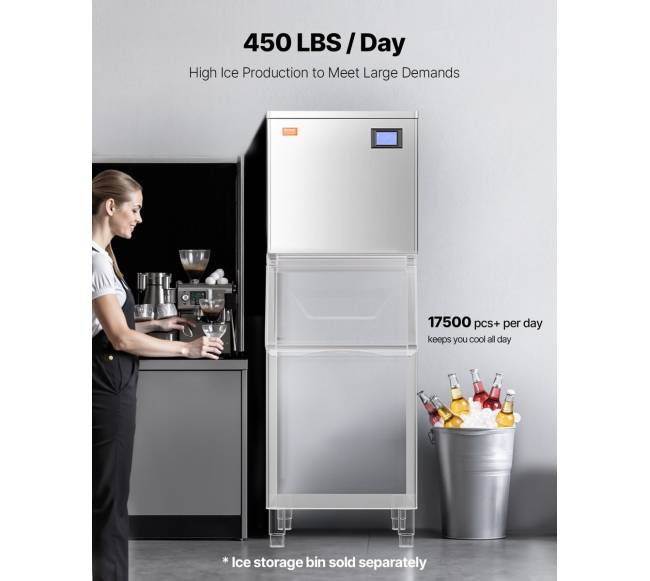 Komercinis ledo gamintojas, 204 kgd2