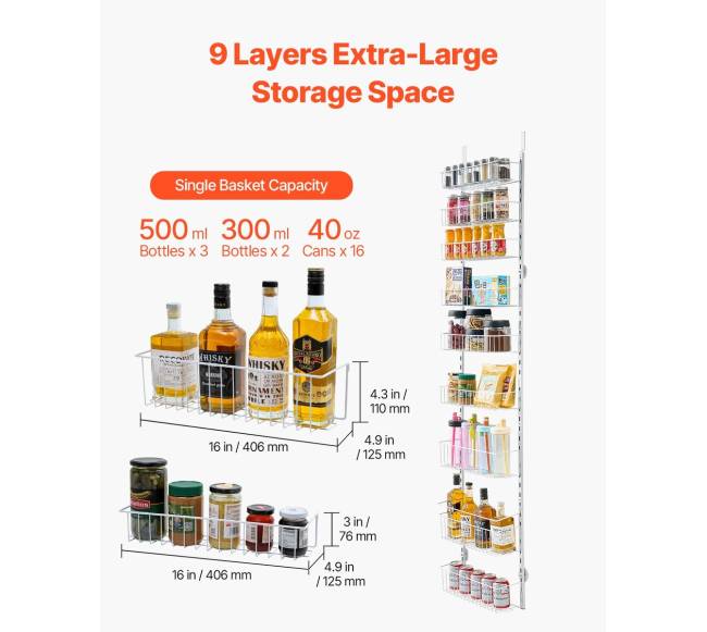 9 lygių kabykla per duris sandėliui4