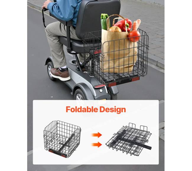 Sulankstoma motorolerio galinė krepšys2