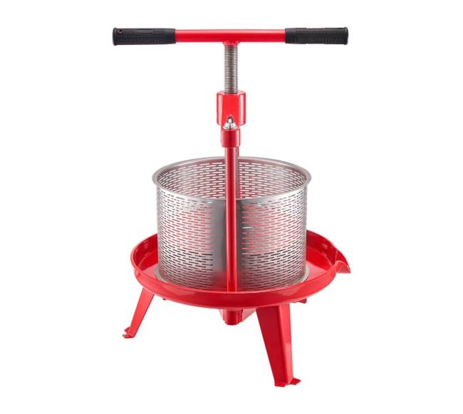 vaisių vyno spaustuvas rankinėms vyno spaustuvei 9L nerūdijančio plieno8