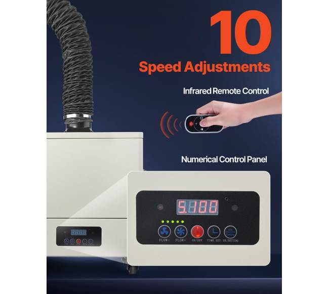 Lituoklio dūmų ištraukėjas 459 m³h 280W3