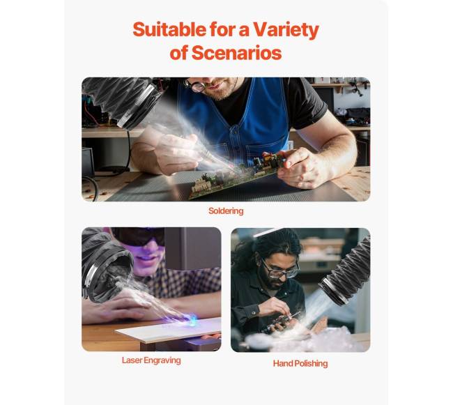 Lituoklio dūmų ištraukėjas 459 m³h 280W5