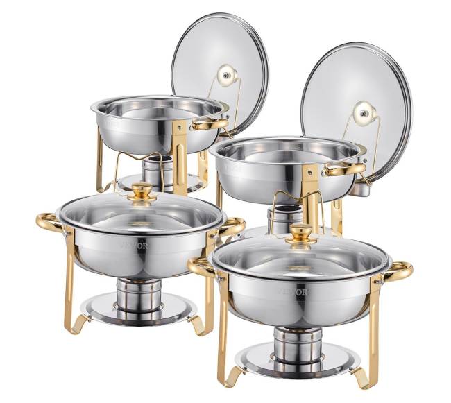 4 vnt. apvalių puodo rinkinys su dangčiu0