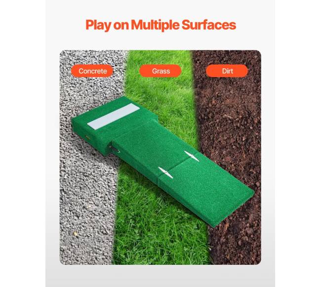 Nešiojamas 195 cm metikų kalnelis beisbolui5