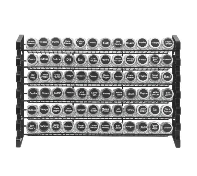 Prieskonių lentyna virtuvinės spintelės tvarkai10