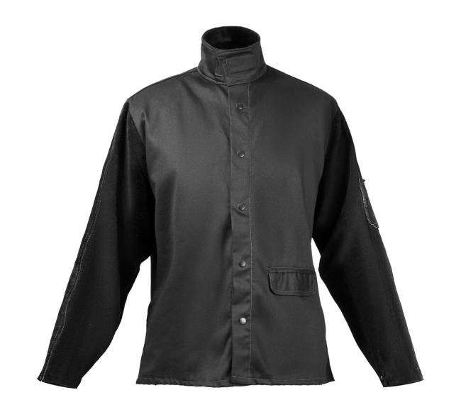 Suvirinimo striukė L dydžio iš odos ir medvilnės8