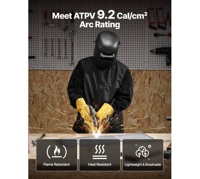 Ugniai atspari suvirinimo striukė XL dydžio1