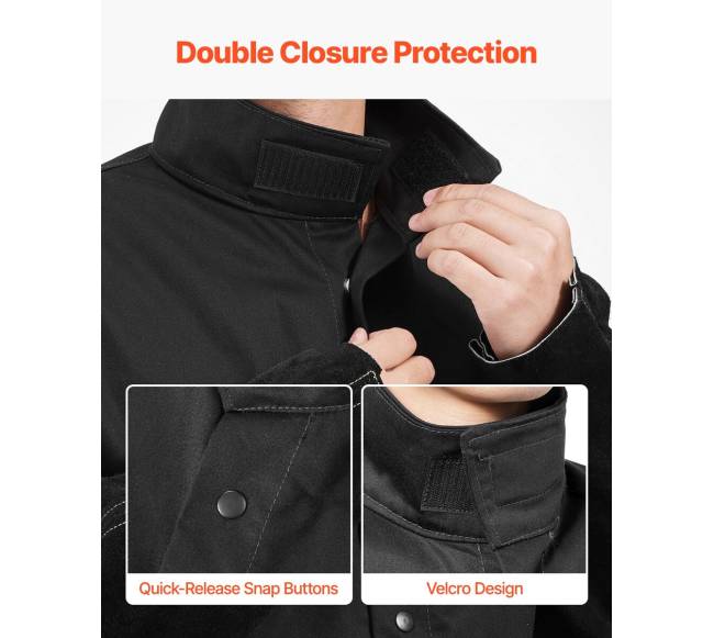 Ugniai atspari suvirinimo striukė XL dydžio3