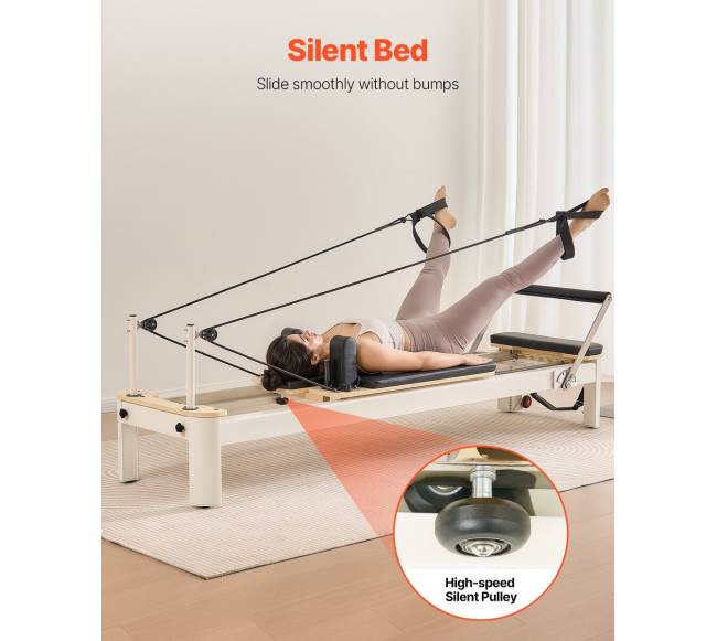 Pilates reformer treniruoklis namams su pasipriešinimu3