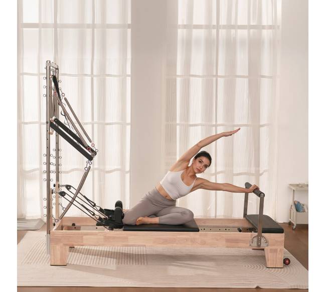 Medinė pilates traukyklė namams7