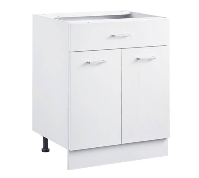 Švytuoklinė apatinė spintelė 60x48x81 cm su stalčiumi10