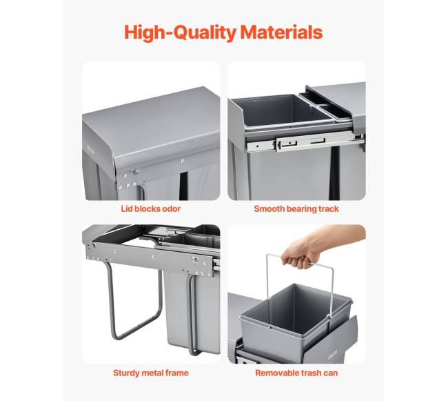 Ištraukiama šiukšliadėžė po spintele4