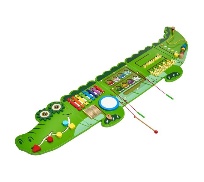 Krokodilo veiklos siena su 9 žaidimais0